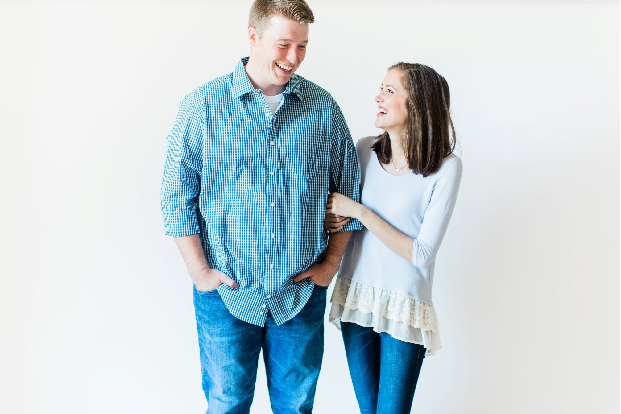 A Lake Atlanta Engagement Session in Downtown Rogers | Nic & Katherine