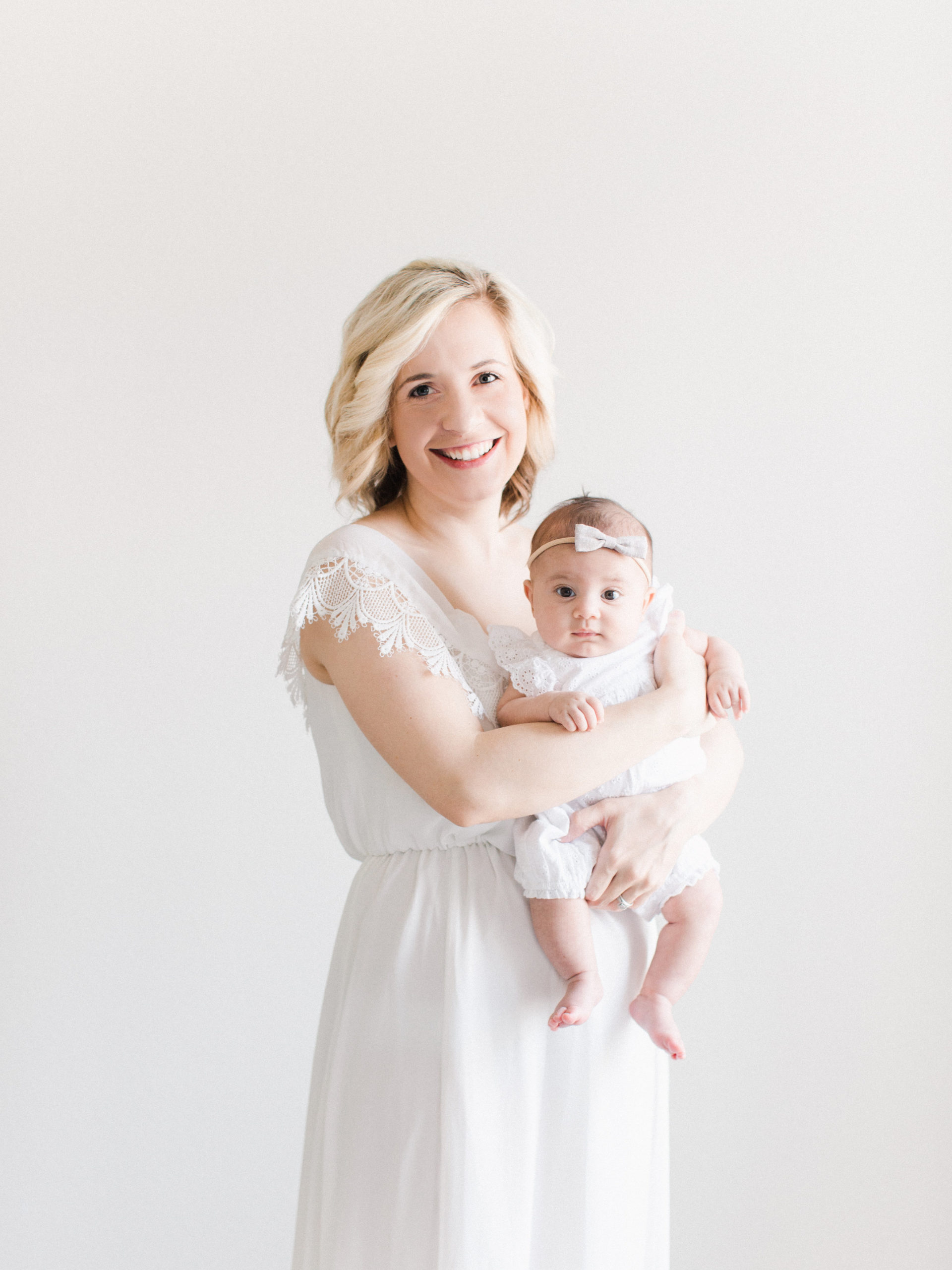 Sweet mother and baby portraits