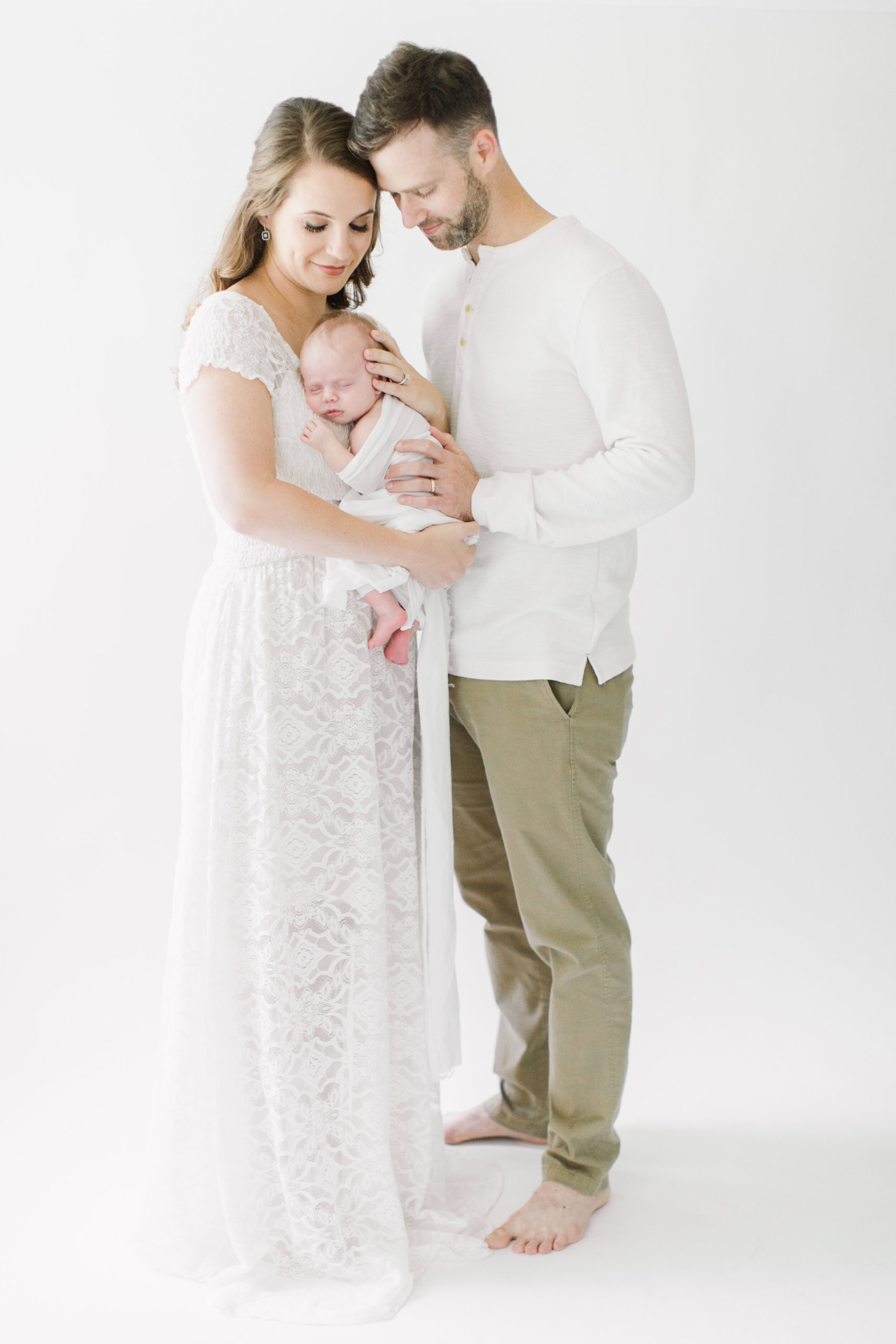 Newborn Photo Session with First Baby