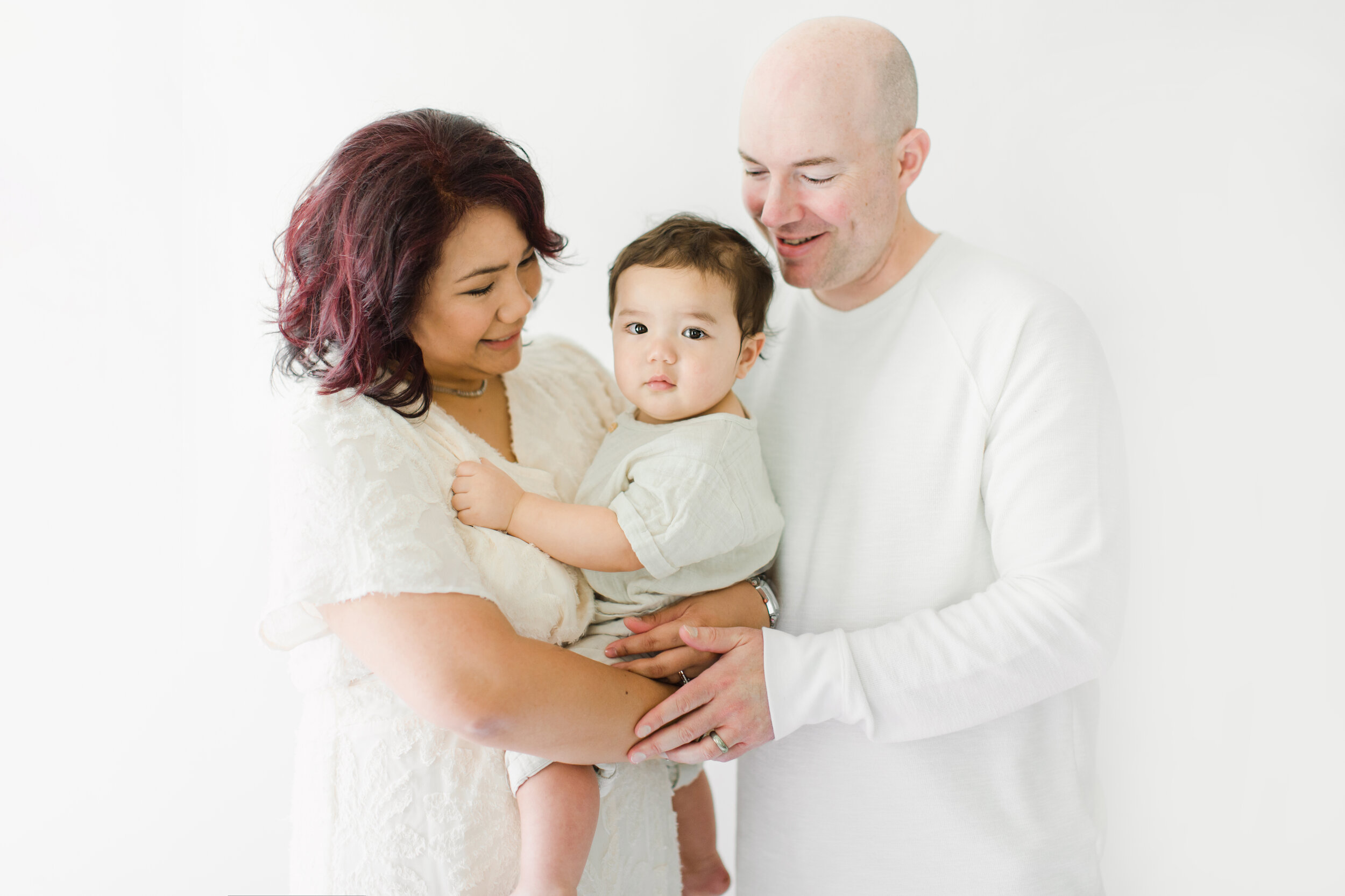 Family Photo Session for Baby's First Birthday