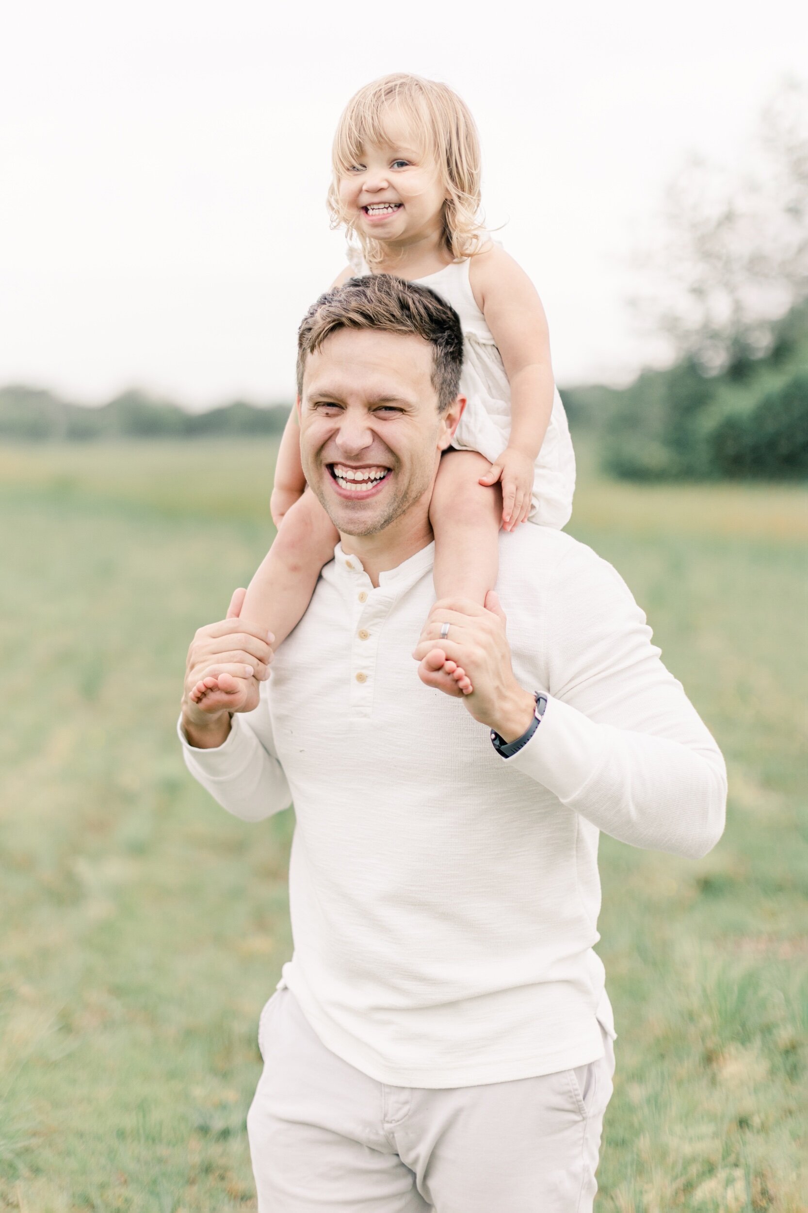 Dad with Toddler Girl - Arkansas Photographer