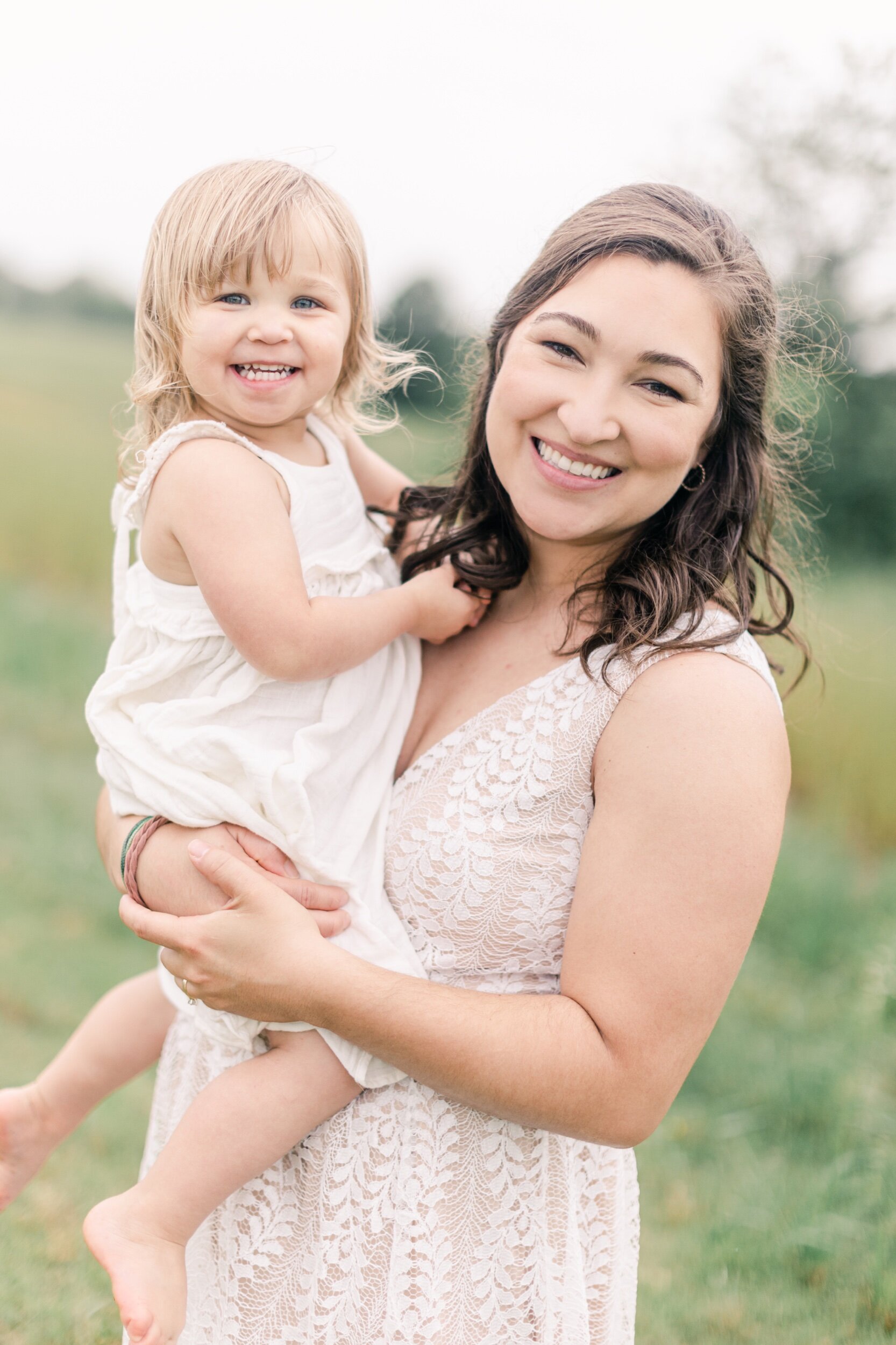 Mom with Toddler Girl - Family Photo Session