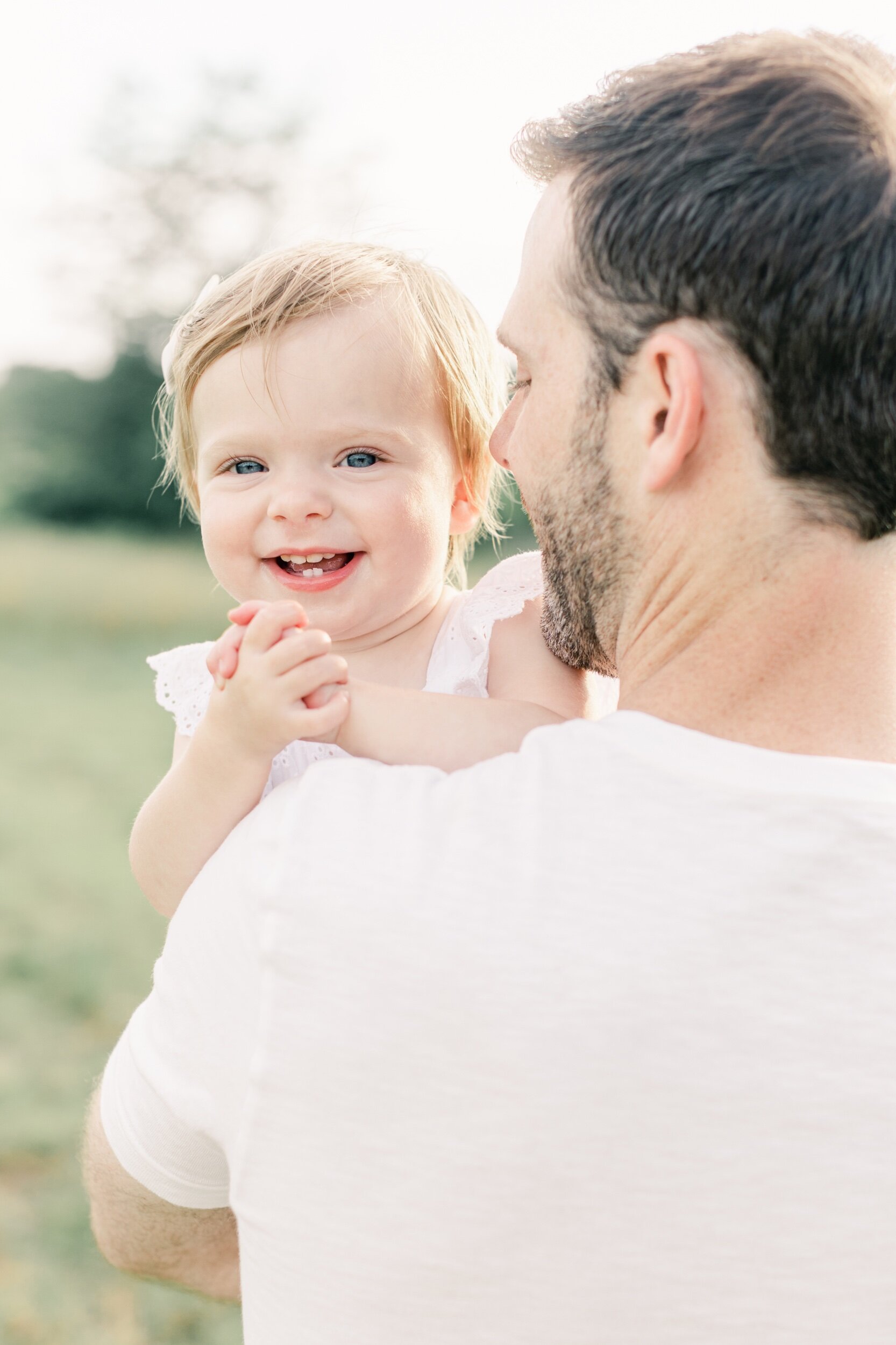Daddy and Daughter photos for first birthday